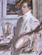 Francis Campbell Boileau Cadell Self-Portrait oil